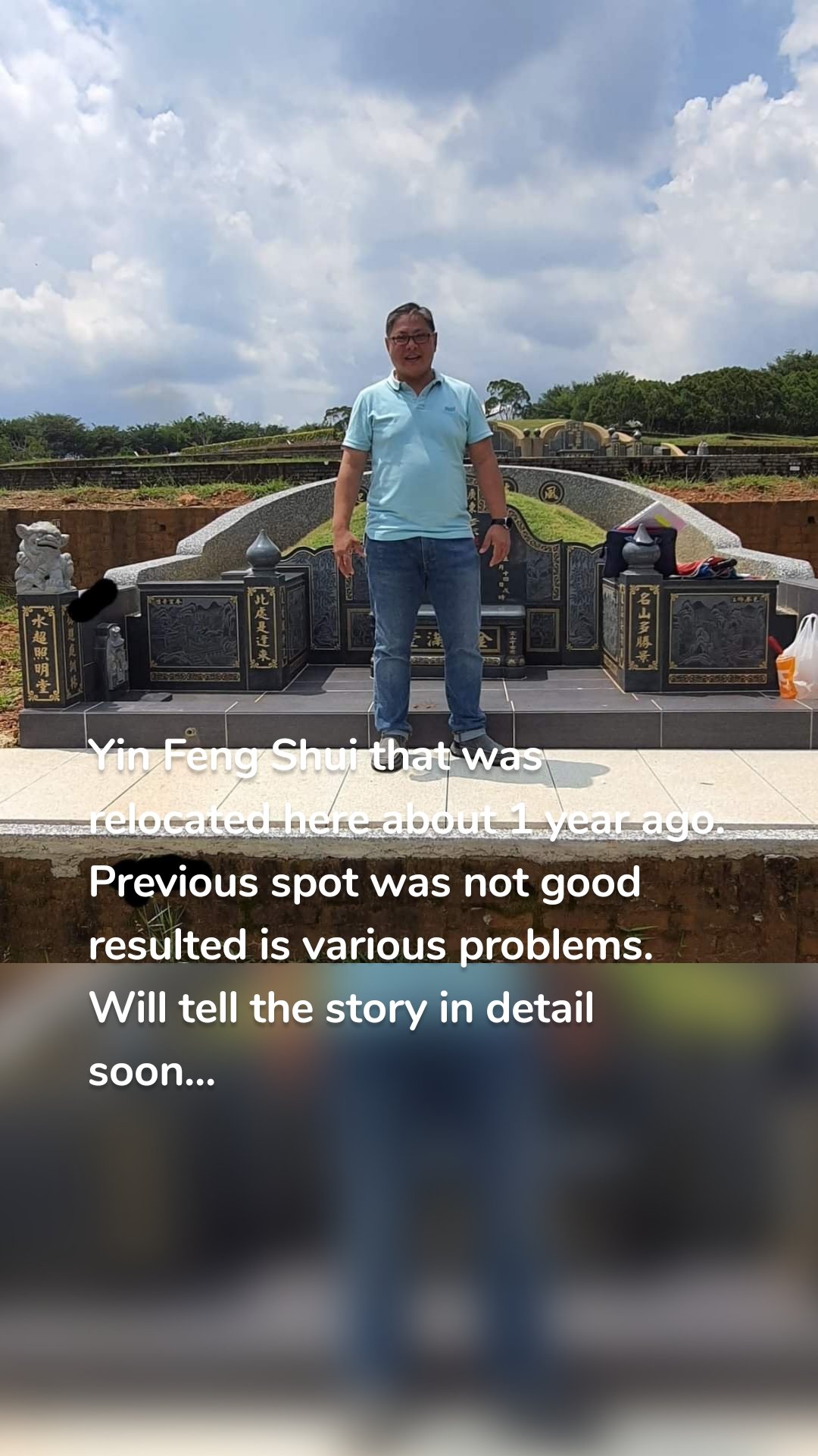 Yin Feng Shui that was relocated here about 1 year ago. 
Previous spot was not good resulted is various problems.
Will tell the story in detail soon...