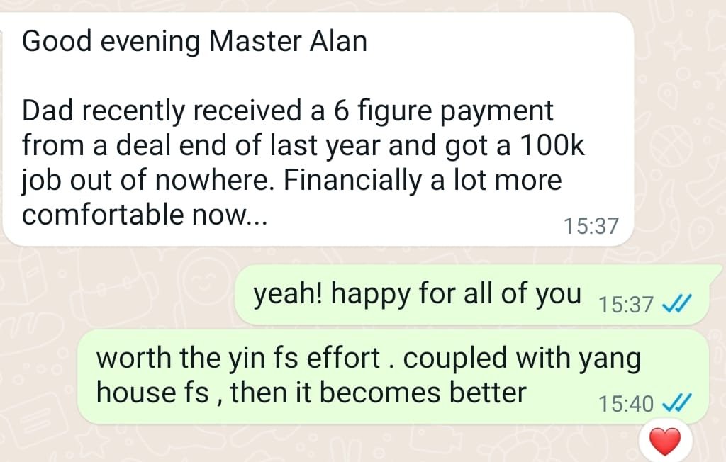 Yin Feng Shui result 2023